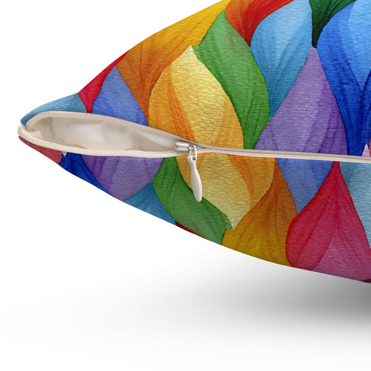 Vivid Vortex Throw Pillow