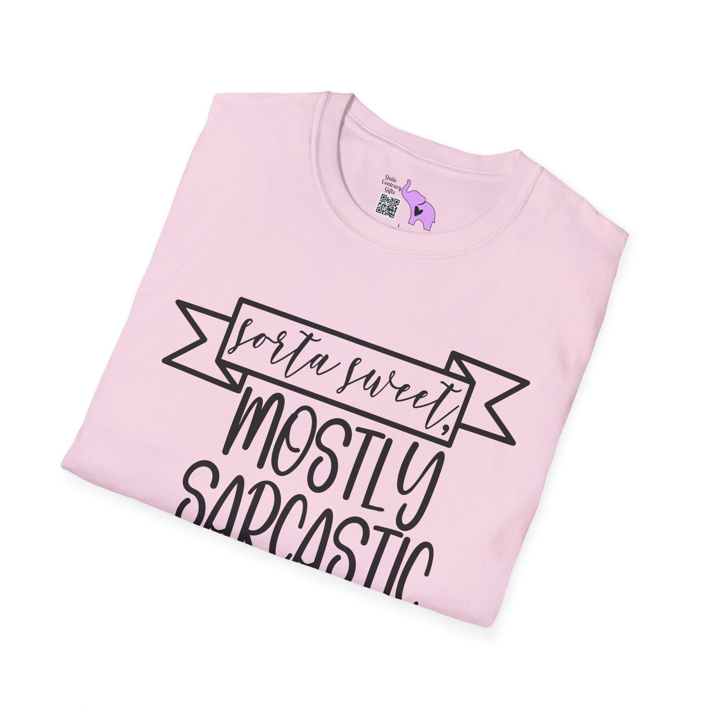 Sorta Sweet Mostly Sarcastic Adult T-shirt