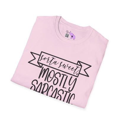 Sorta Sweet Mostly Sarcastic Adult T-shirt