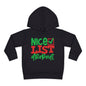 Nice List Dropout Toddler Pullover Fleece Hoodie