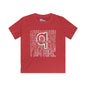 I Am Nine Typography Youth Softstyle Tee