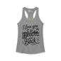 I Love You to the Beach and Back Women's Ideal Racerback Tank