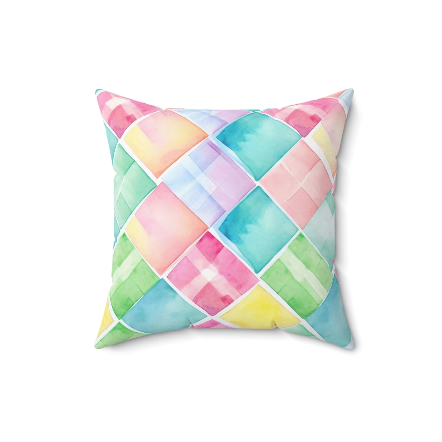 Watercolor Weave Throw Pillow