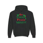 Nice Until Proven Naughty Youth Heavy Blend Hooded Sweatshirt