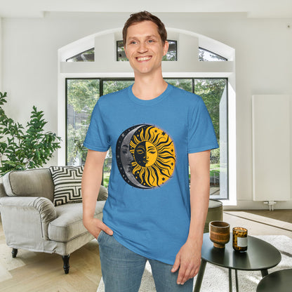 Sun Moon Stars Adult T-shirt