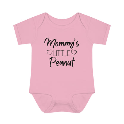 Mommy's Little Peanut Infant Baby Rib Bodysuit