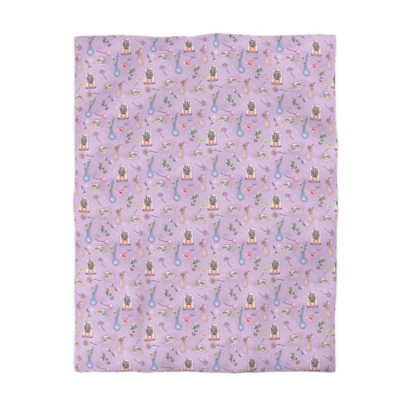 Lilac Meadow Keepsakes Microfiber Duvet Cover