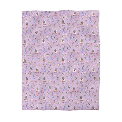 Lilac Meadow Keepsakes Microfiber Duvet Cover