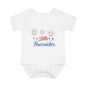 Little Firecracker Baby Rib Bodysuit