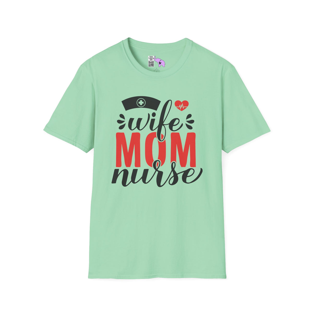 Wife Mom Nurse Adult T-shirt