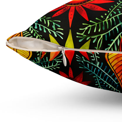 Joyful Burst Throw Pillow