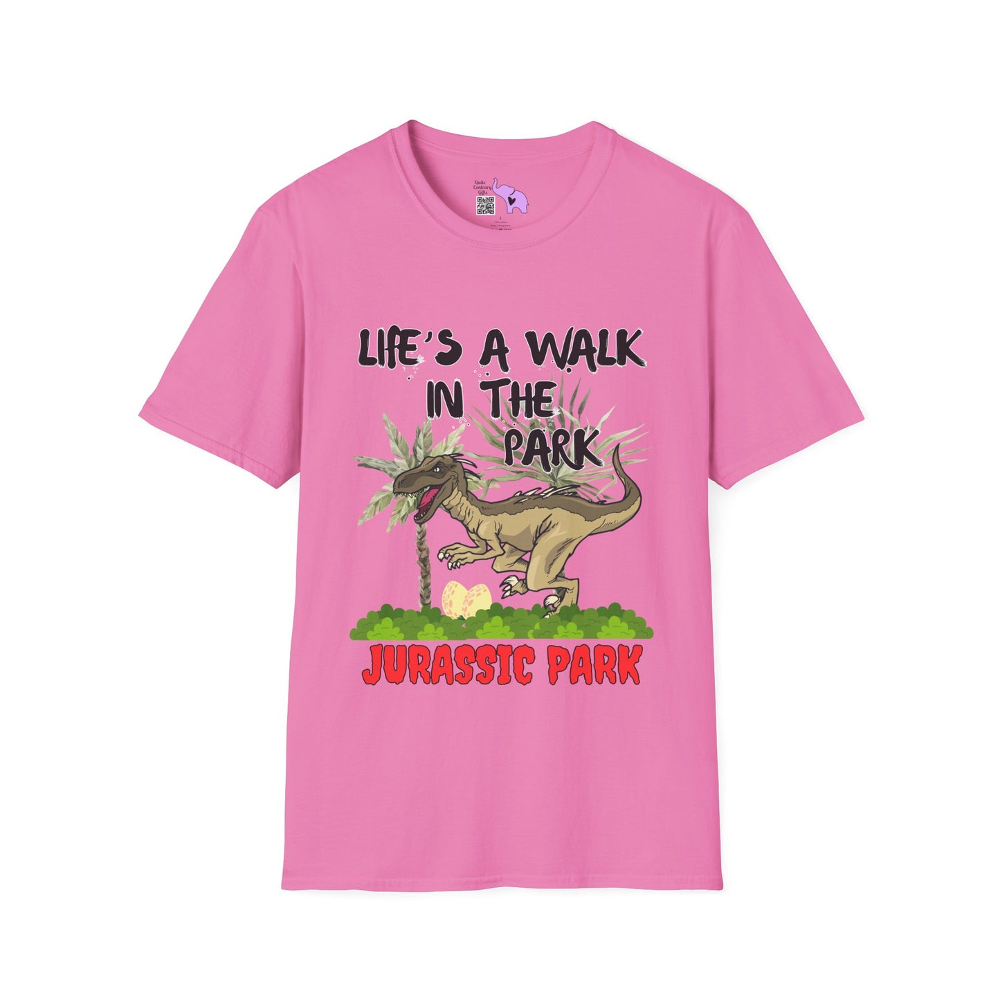 Life's Like A Walk In The Park... Jurassic Park Adult T-shirt