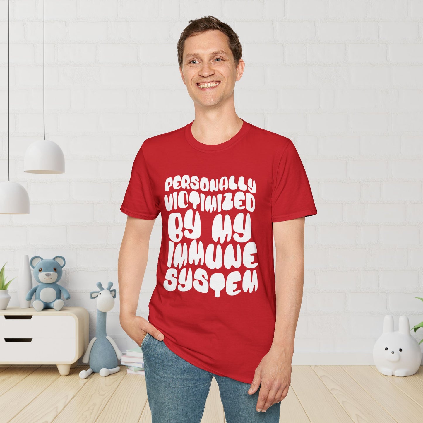 Personally Victimized By My Immune System Adult T-shirt