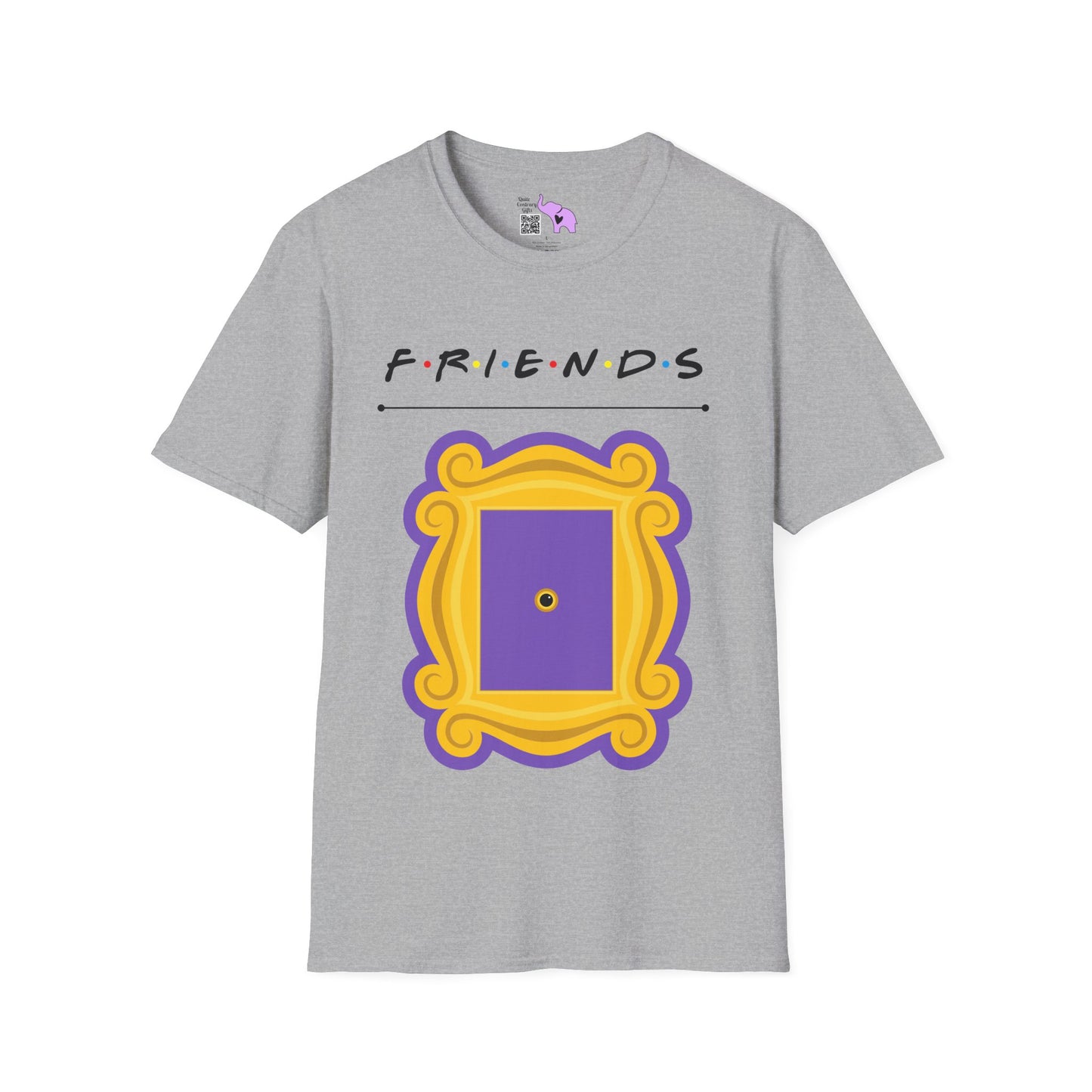 Friends; Peephole Adult T-shirt