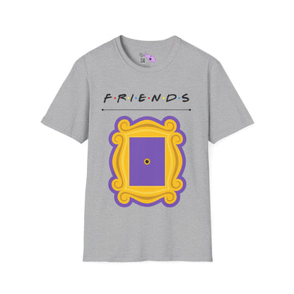Friends; Peephole Adult T-shirt