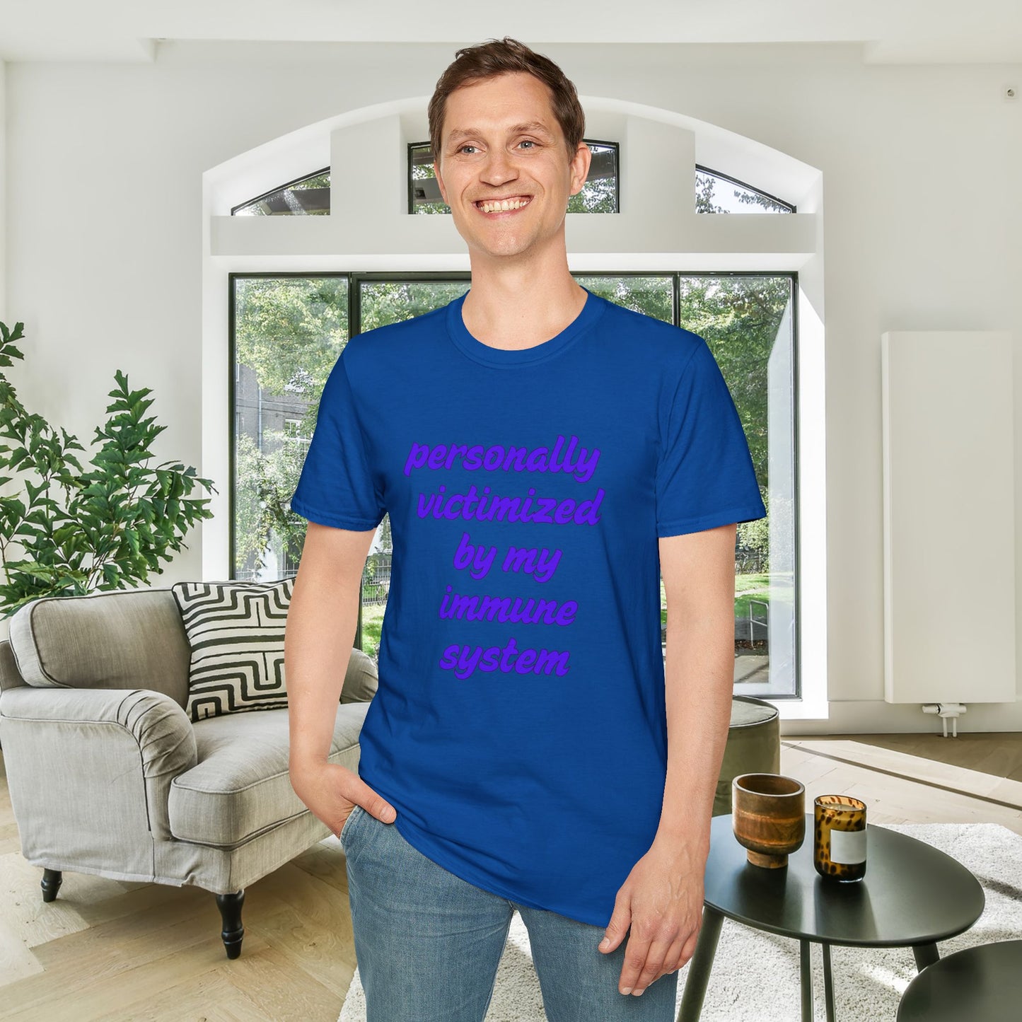 Personally Victimized By My Immune System Adult T-shirt