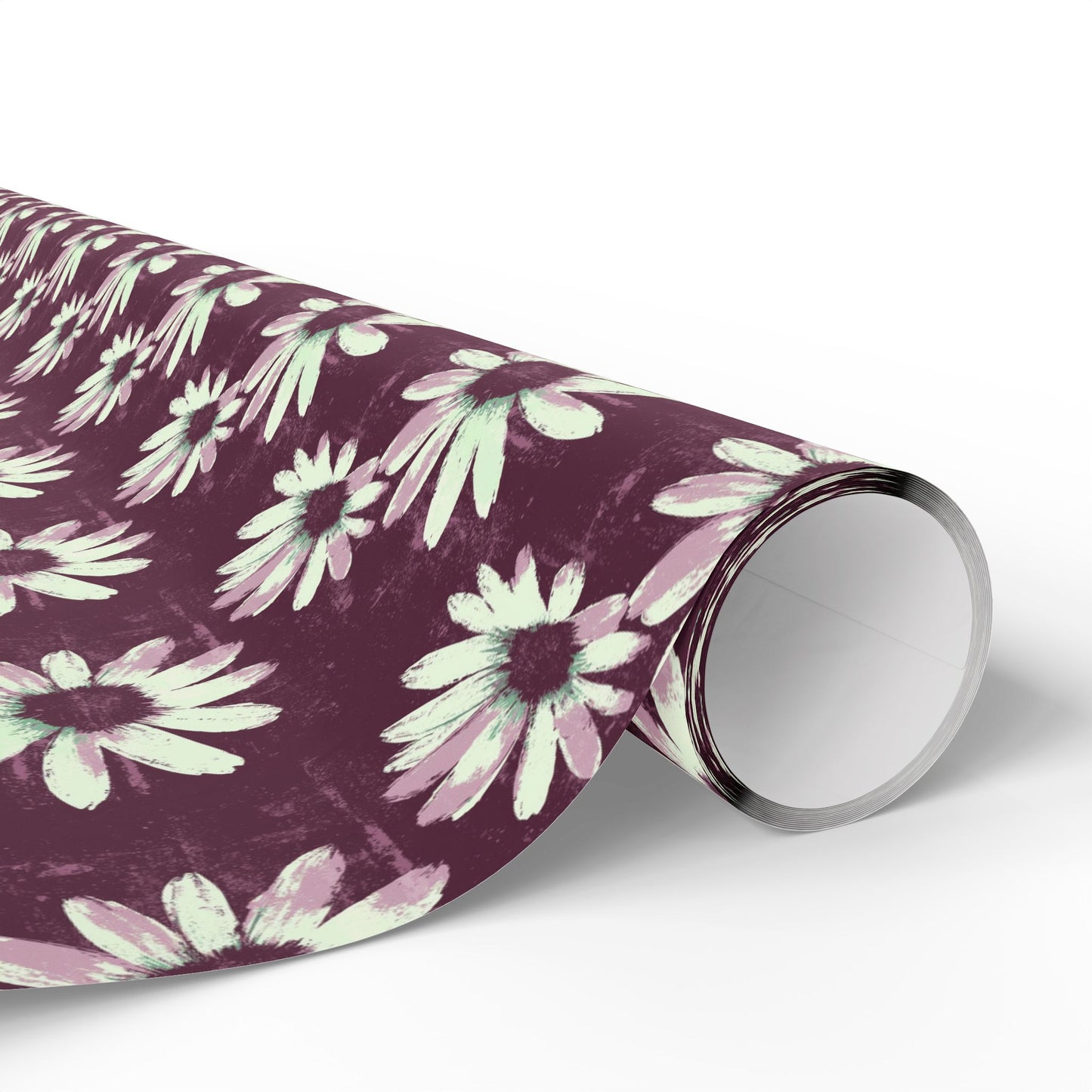 Purple Tide Petals Wrapping Paper