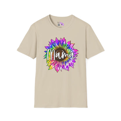 Mama Colorful Sunflower Adult T-shirt