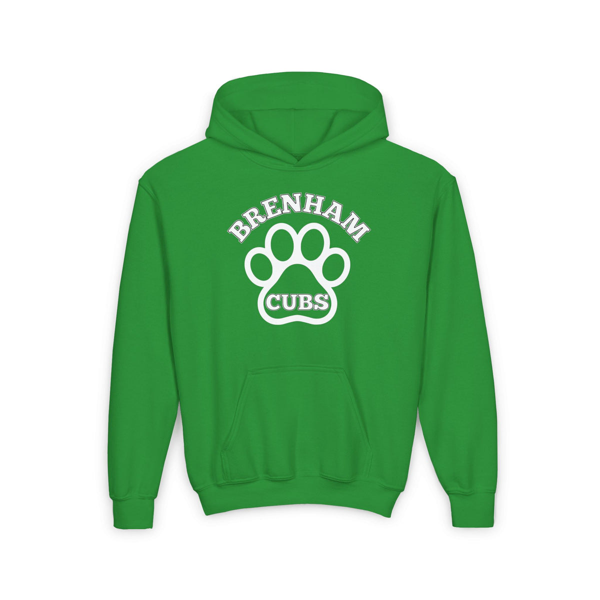 Brenham Paw Pride Youth Heavy Blend Hoodie