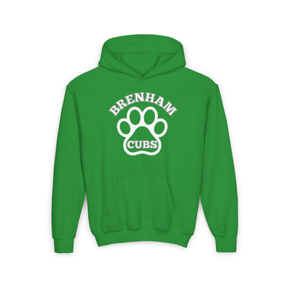 Brenham Paw Pride Youth Heavy Blend Hoodie