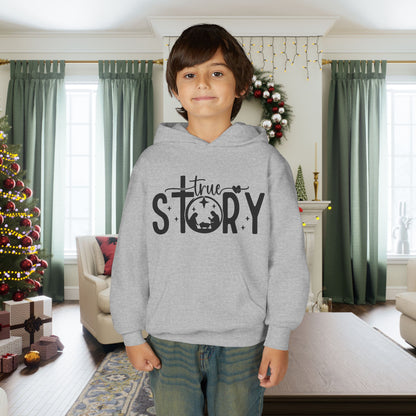 True Story (Nativity) Youth Heavy Blend Hoodie