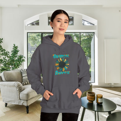 Favorite Auntie Teal/Gold Heavy Blend™ Hooded Sweatshirt
