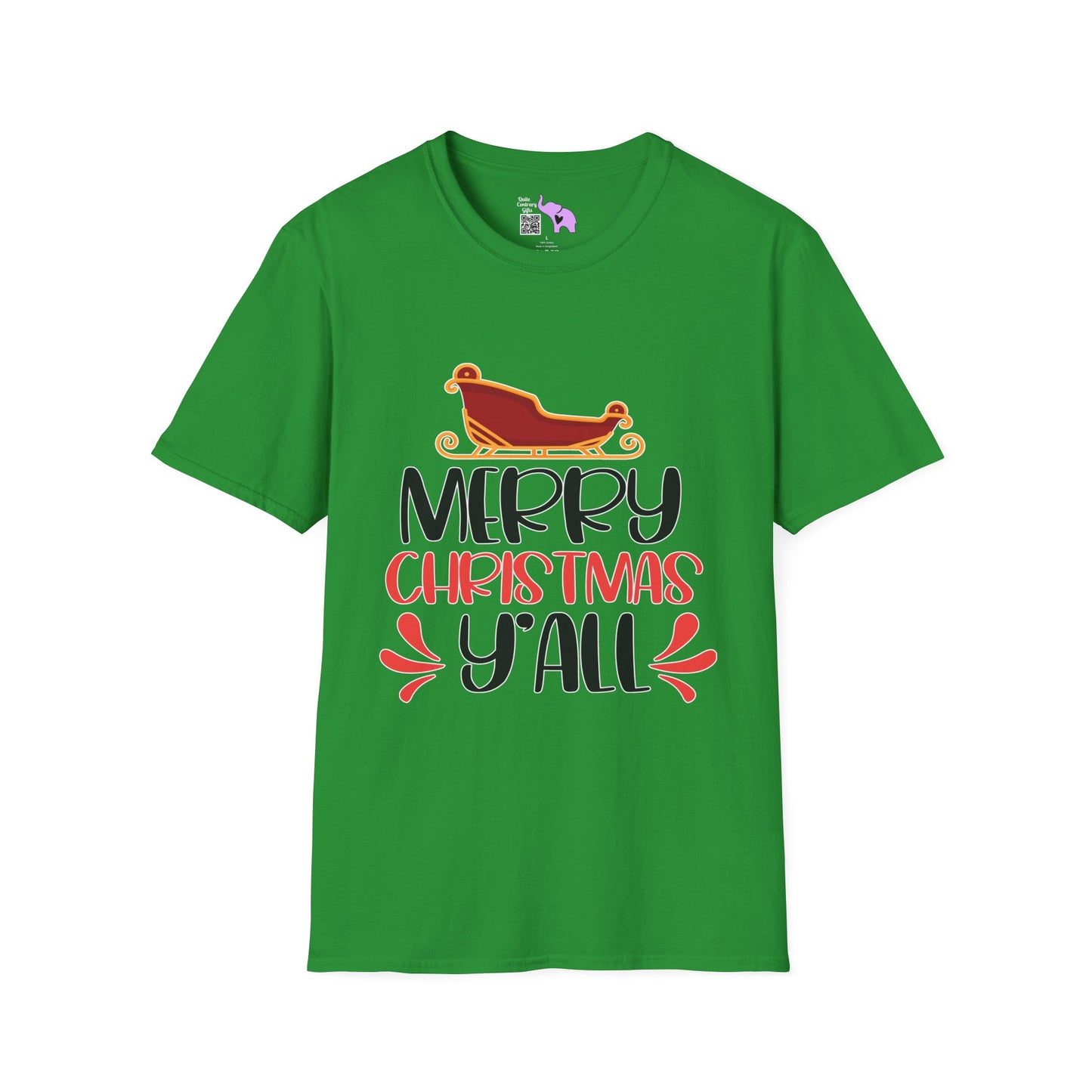 Merry Christmas Y'all Adult T-shirt