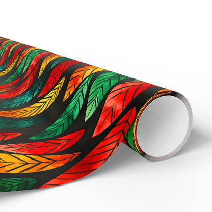 Festival Fire Kwanzaa Wrapping Paper