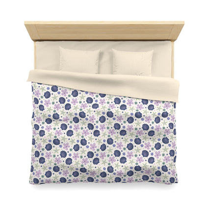 Shellflower Cove Microfiber Duvet Cover