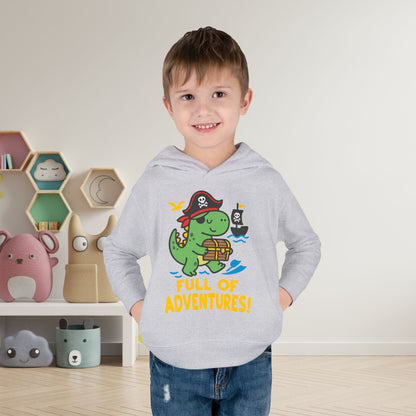 Full of Adventures (Dinosaur Pirate) Toddler Hoodie