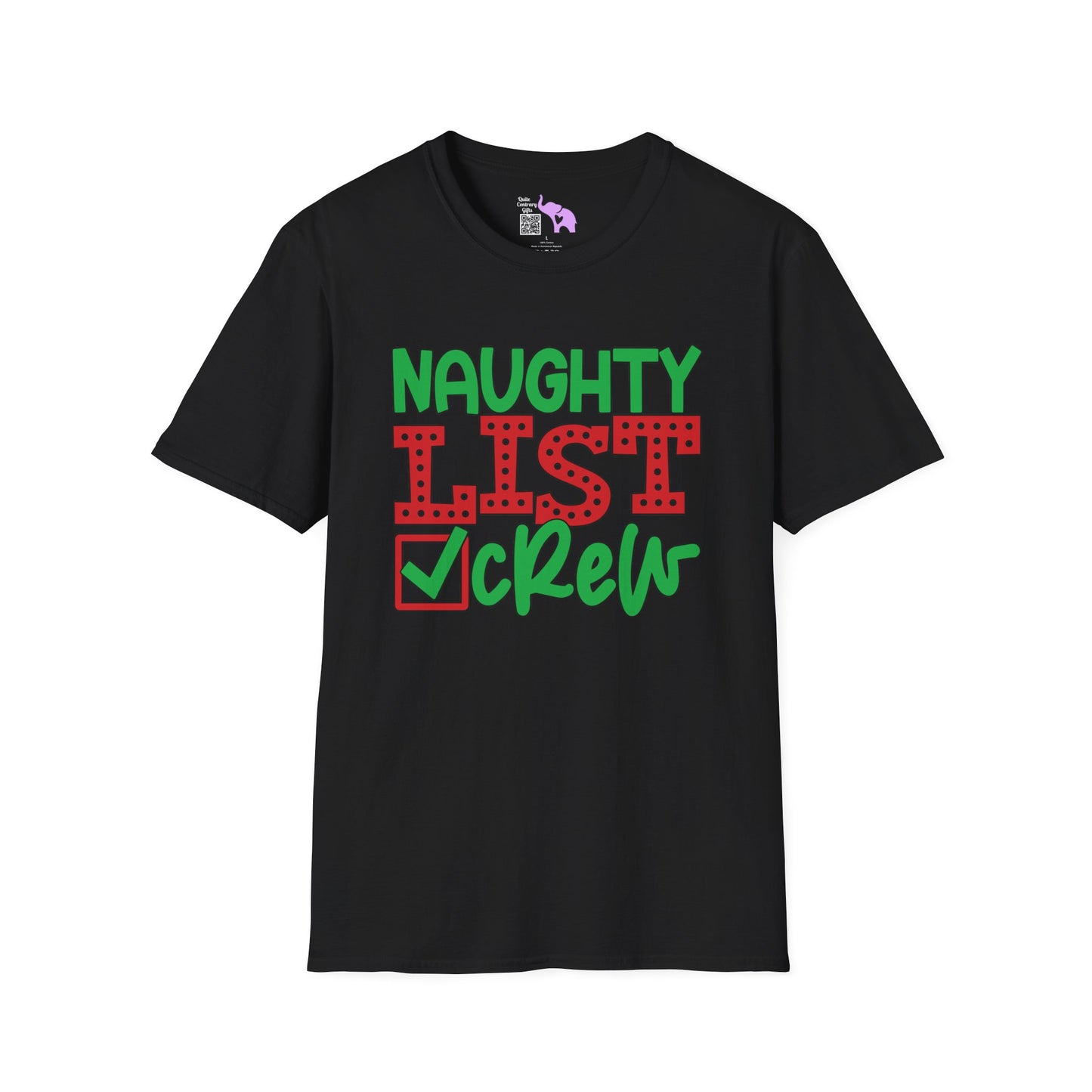 Naughty List Crew Adult T-shirt