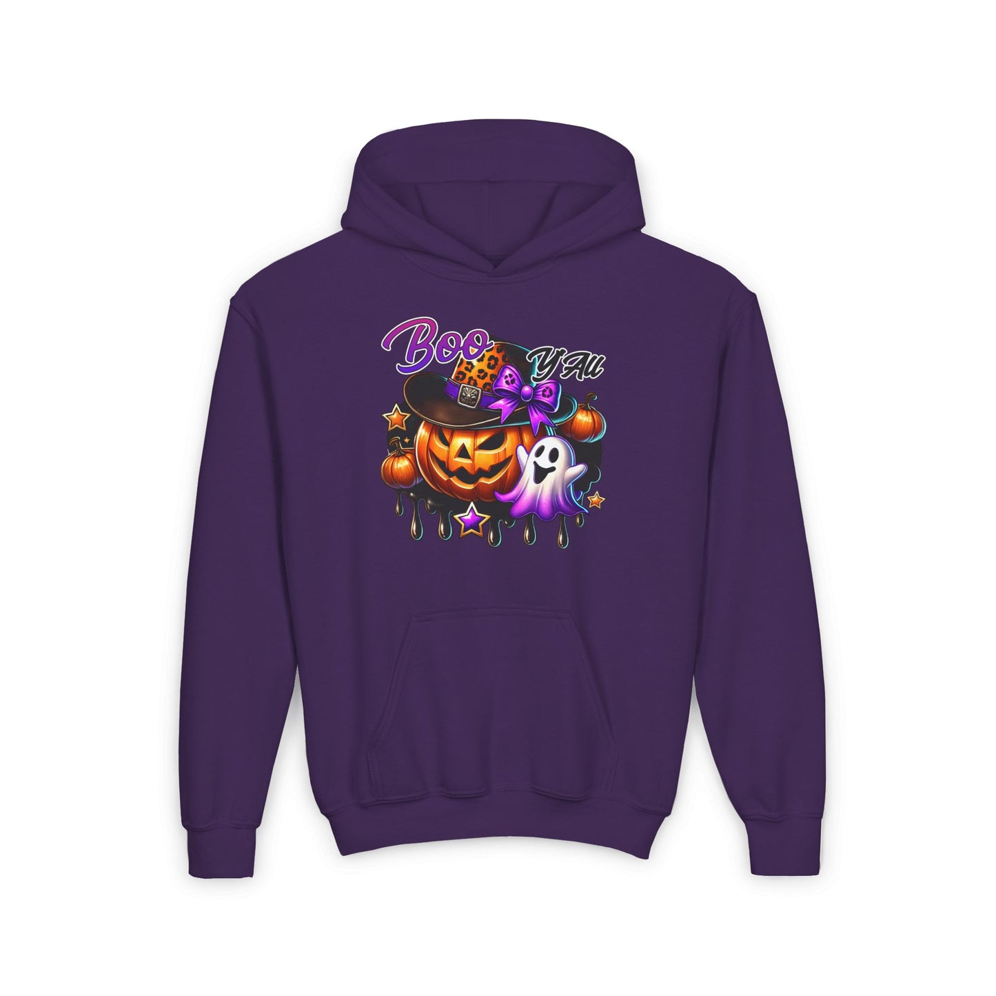 Boo Y'all Youth Heavy Blend Hoodie