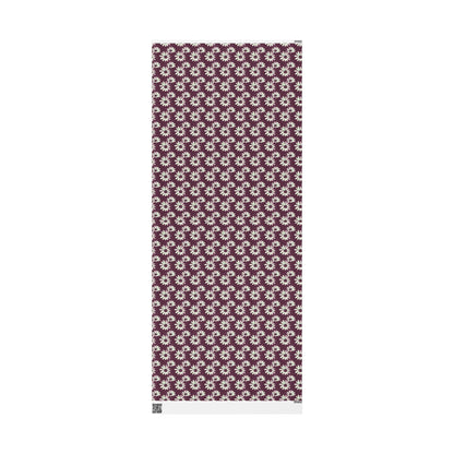 Purple Tide Petals Wrapping Paper