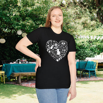 Cats Fill My Heart Adult T-shirt