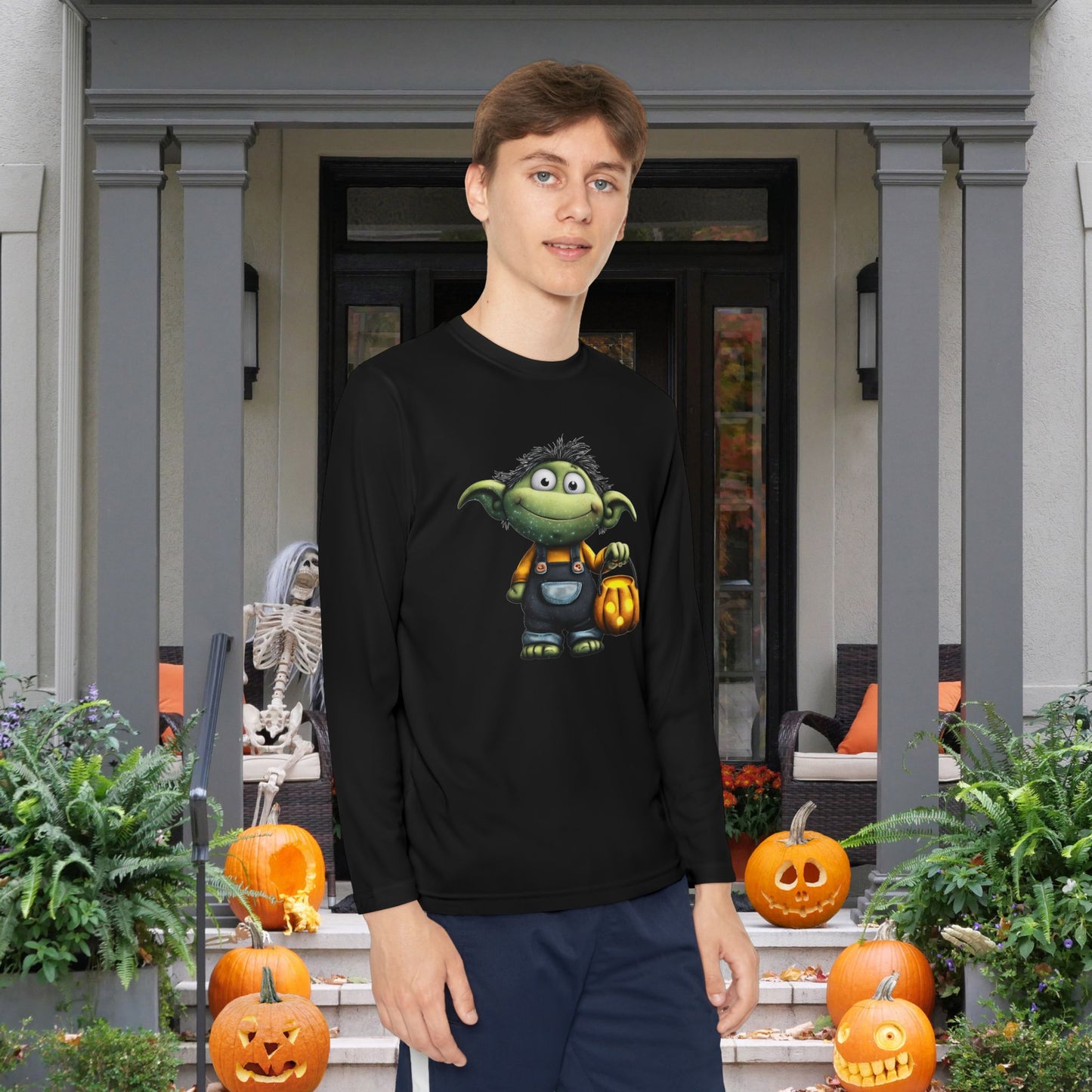 Ghoul Kid on the Block Youth Long Sleeve Tee