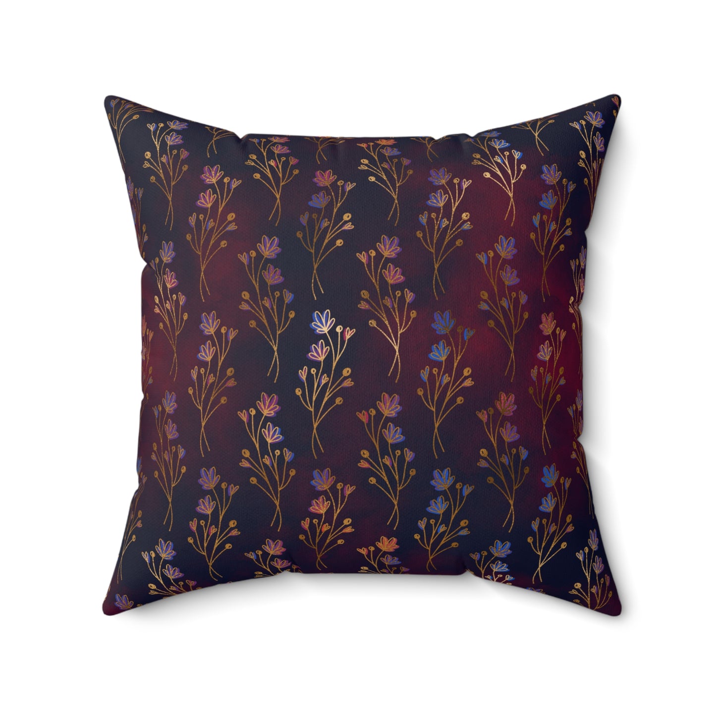Golden Grove Midnight Throw Pillow