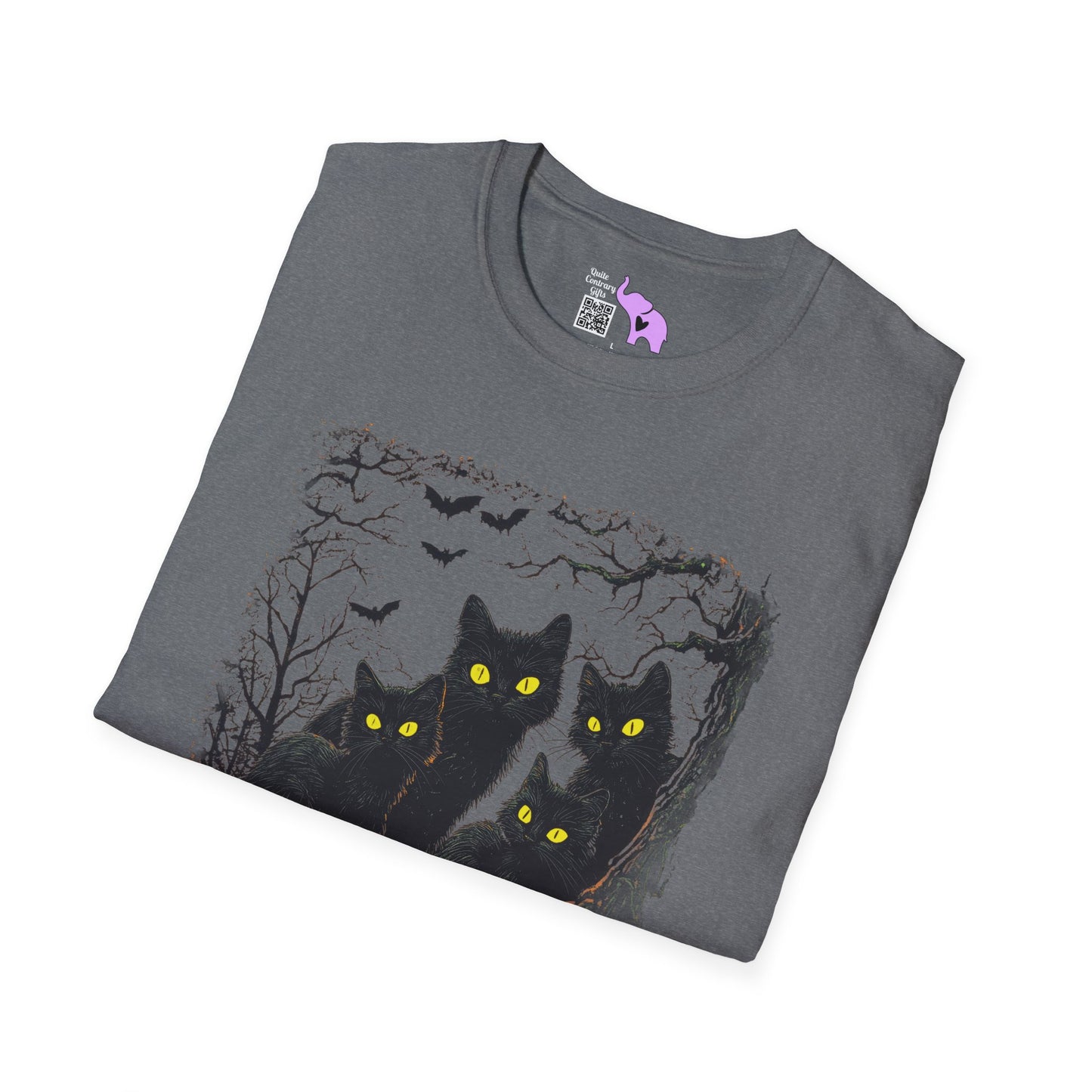 Black Cats Adult T-shirt