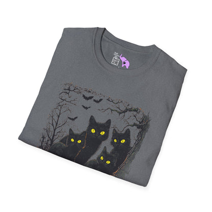 Black Cats Adult T-shirt