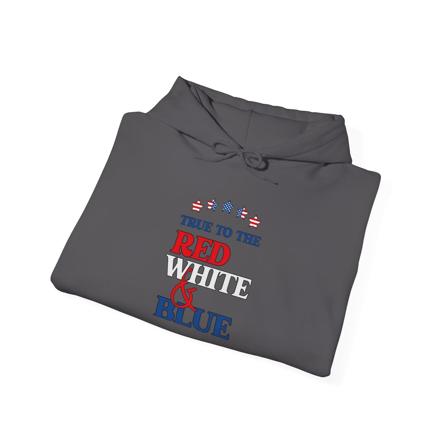 True to the Red White & Blue Heavy Blend™ Hooded Sweatshirt