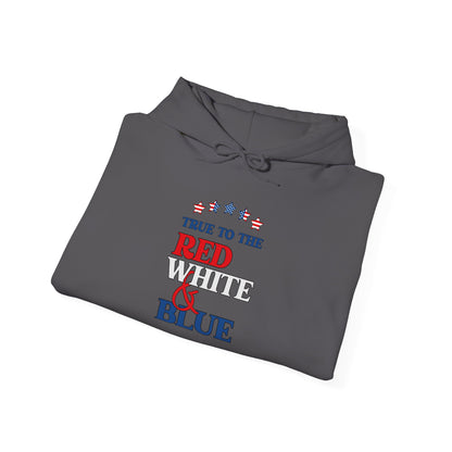 True to the Red White & Blue Heavy Blend™ Hooded Sweatshirt