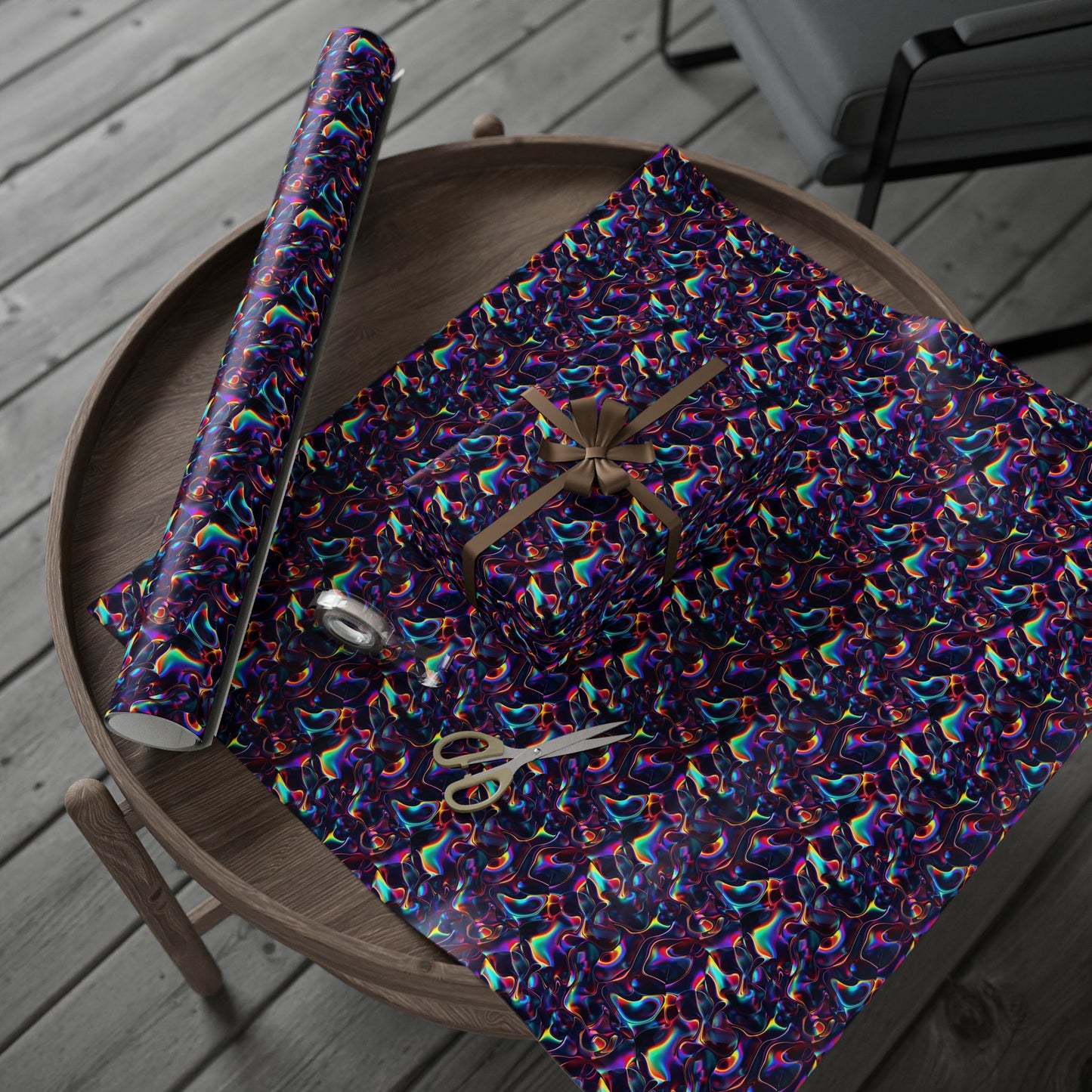 Holographic Mirage Wrapping Paper