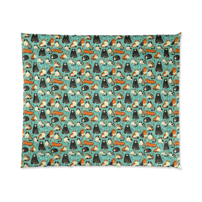 Whimsy Whiskers Comforter