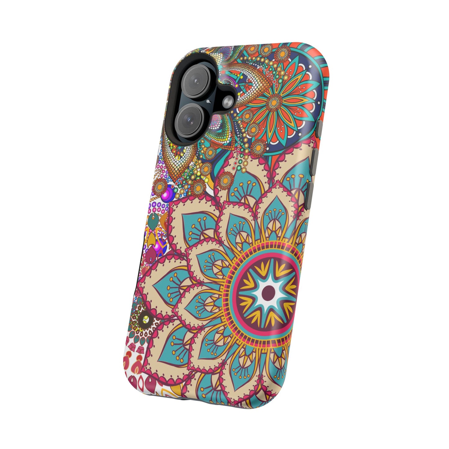 Colorful Mandala MagSafe® Compatible Tough Case for iPhone
