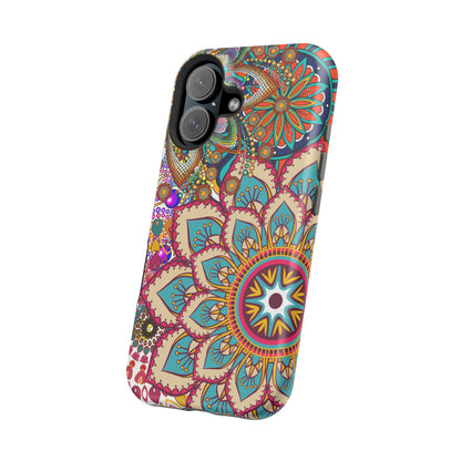 Colorful Mandala MagSafe® Compatible Tough Case for iPhone