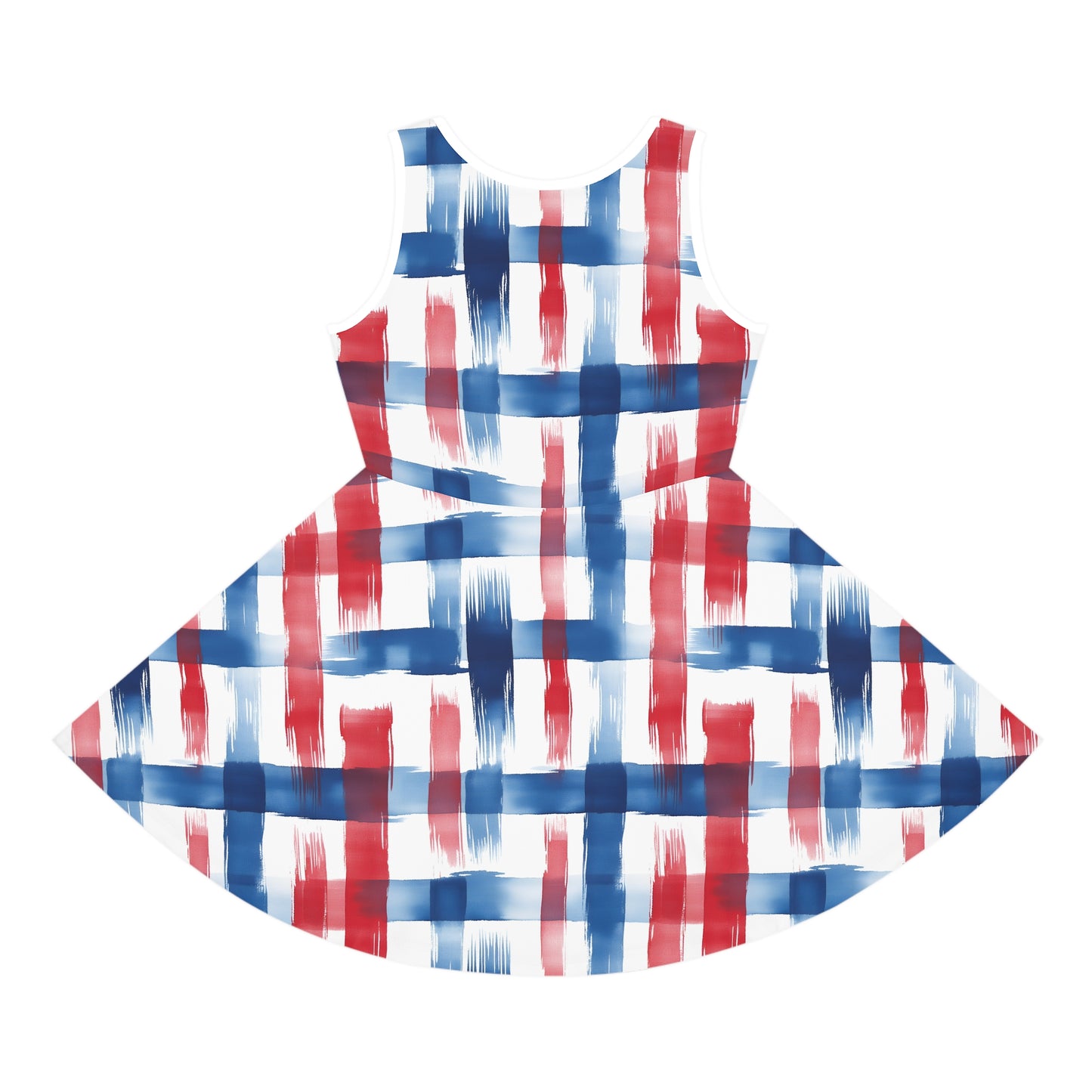 Liberty Strokes Girls' Sleeveless Sundress
