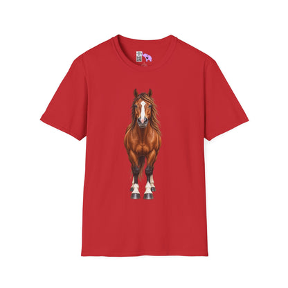 ""Front to Back Horse Lover Adult T-shirt