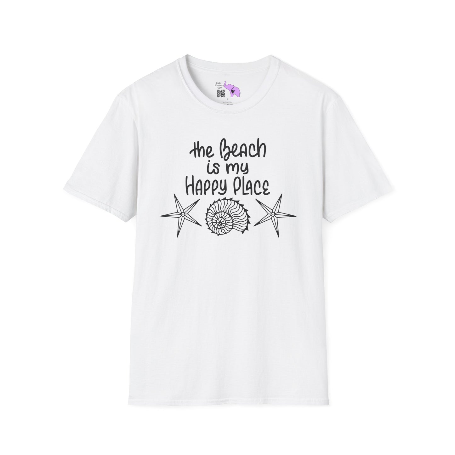 The Beach Is My Happy Place (2) Adult T-shirt