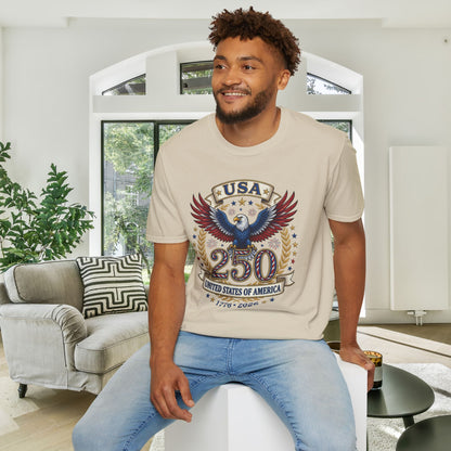 USA 250 Eagle Adult T-shirt