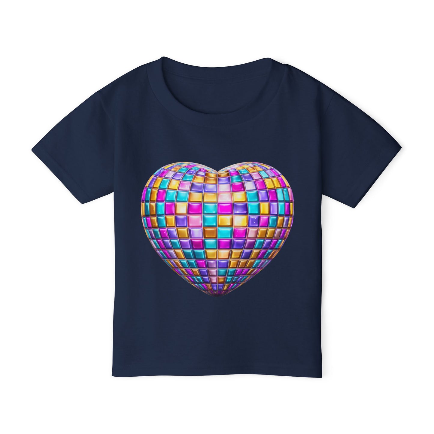 Heart in Blocks Heavy Cotton™ Toddler T-shirt