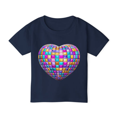 Heart in Blocks Heavy Cotton™ Toddler T-shirt